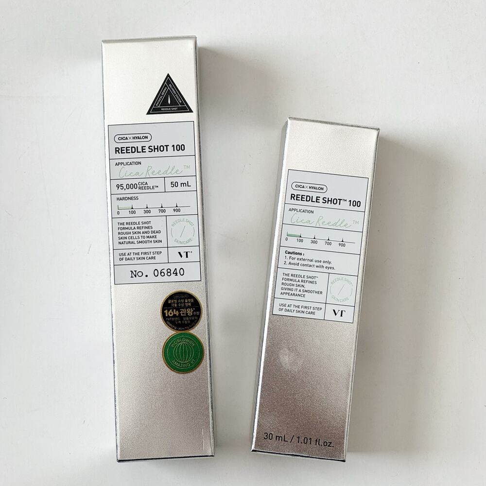 NEW VT COSMETICS Cica Reedle Shot 100 50ml & 30ml